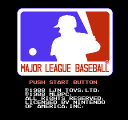 Major League Baseball screenshot 3 for NES